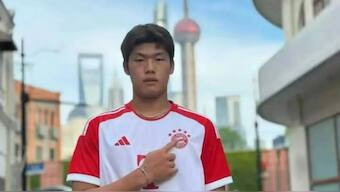 Guo Jiaxuan is part of Beijing Guoan's academy team and has previously represented China at the U-17 level as well as FC Bayern World Squad. Image credit: X