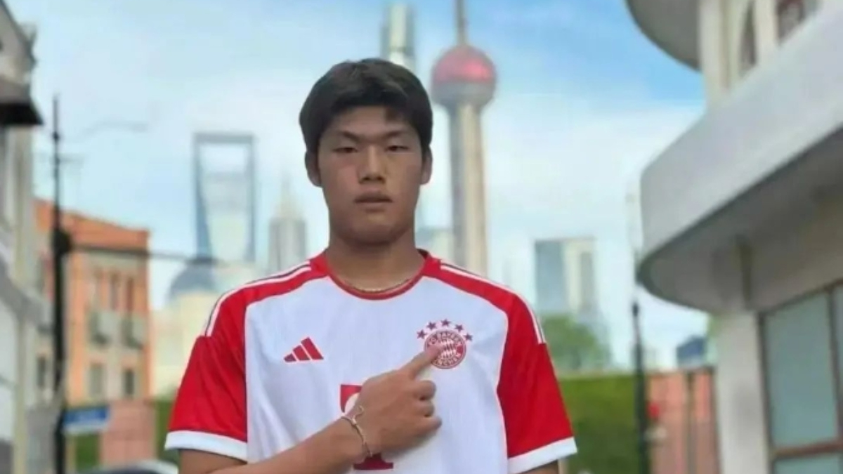 Guo Jiaxuan is part of Beijing Guoan's academy team and has previously represented China at the U-17 level as well as FC Bayern World Squad. Image credit: X Guo Jiaxuan is part of Beijing Guoan's academy team and has previously represented China at the U-17 level as well as FC Bayern World Squad. Image credit: X