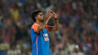 Harshit Rana came on as concussion substitute for Shivam Dube in the fourth T20I against England and picked up three wickets. AP 
