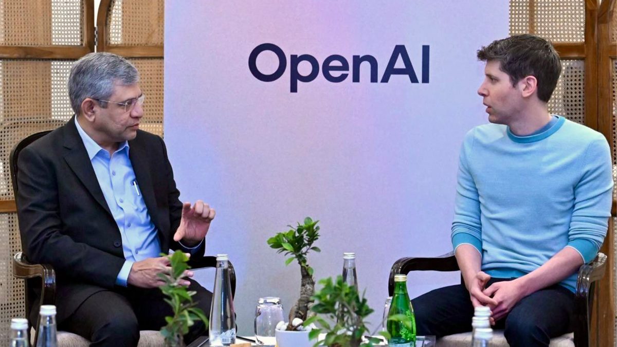 IT Min Ashwini Vaishnaw, OpenAI CEO Sam Altman discuss possible avenues of collaboration IT Min Ashwini Vaishnaw, OpenAI CEO Sam Altman discuss possible avenues of collaboration