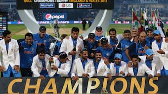 The victorious Indian team after winning the 2013 Champions Trophy title. Reuters 