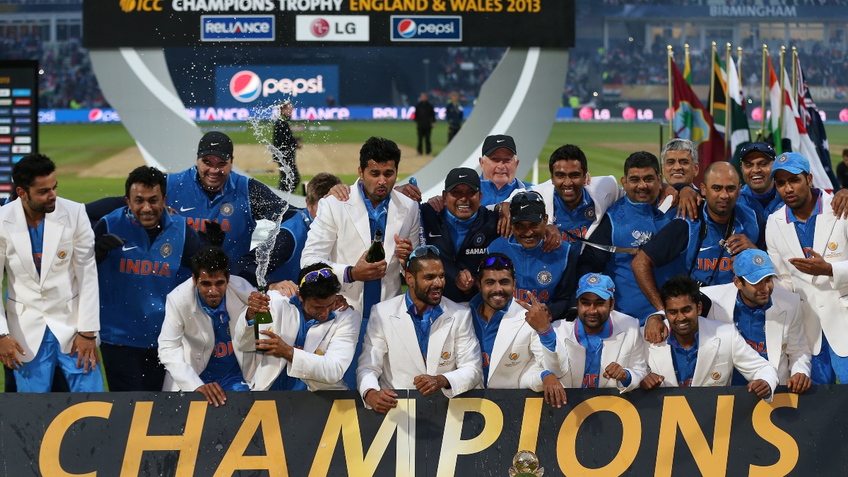 The victorious Indian team after winning the 2013 Champions Trophy title. Reuters The victorious Indian team after winning the 2013 Champions Trophy title. Reuters