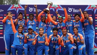 India lift the U19 Women's T20 World Cup in Malaysia. Image: ICC