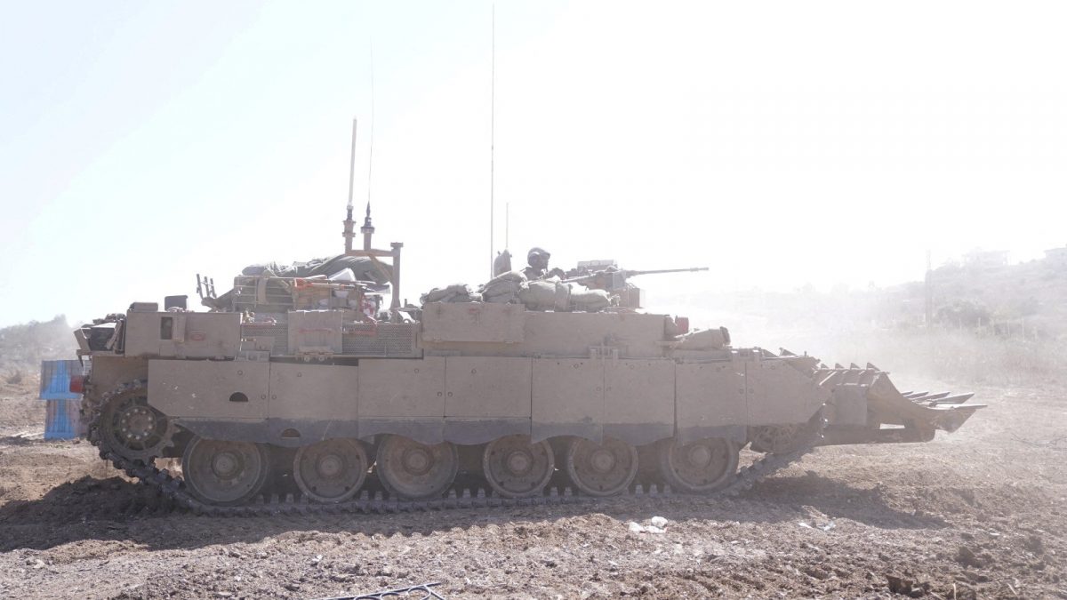 An Israeli armoured vehicle operates at a location given as Southern Lebanon in this image released on October 6, 2024. File image/ Reuters An Israeli armoured vehicle operates at a location given as Southern Lebanon in this image released on October 6, 2024. File image/ Reuters
