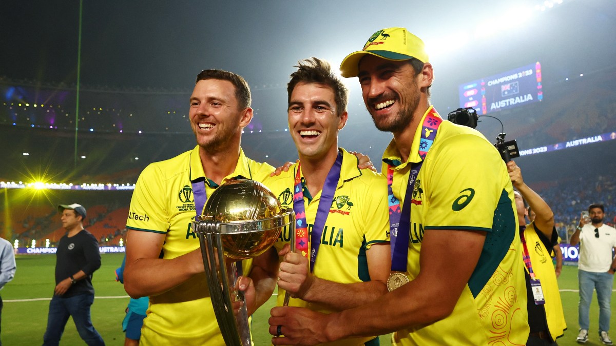 The experienced Australian pace trio of Josh Hazlewood, Pat Cummins and Mitchell Starc have been ruled out of the Champions Trophy. Reuters The experienced Australian pace trio of Josh Hazlewood, Pat Cummins and Mitchell Starc have been ruled out of the Champions Trophy. Reuters