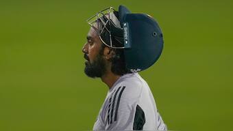 KL Rahul has so far struggled in his new role of batting at No.6 slot in ODIs. Image: AP