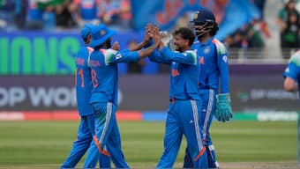 Left-arm wrist spinner Kuldeep Yadav was the pick of the Indian bowlers in their Champions Trophy Group A match against Pakistan in Dubai. AP