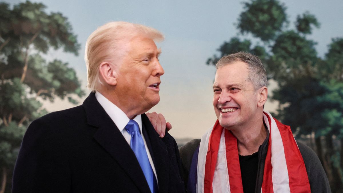 US President Donald Trump holds an event to welcome back released American schoolteacher Marc Fogel, who had been held in Russia since 2021, at the White House in Washington, DC, US, February 11, 2025. File Image/Reuters US President Donald Trump holds an event to welcome back released American schoolteacher Marc Fogel, who had been held in Russia since 2021, at the White House in Washington, DC, US, February 11, 2025. File Image/Reuters
