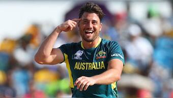 Marcus Stoinis in action during the 2024 T20 World Cup. Image: Reuters