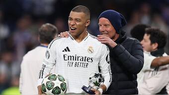 Carlo Ancelotti feels Kylian Mbappe can emulate Cristiano Ronaldo at Real Madrid. Image: Reuters
