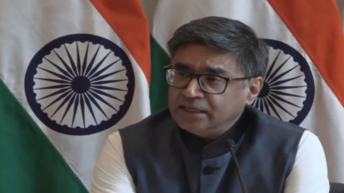 Foreign Secretary Vikram Misri addresses the media on Wednesday. ANI Foreign Secretary Vikram Misri addresses the media on Wednesday. ANI