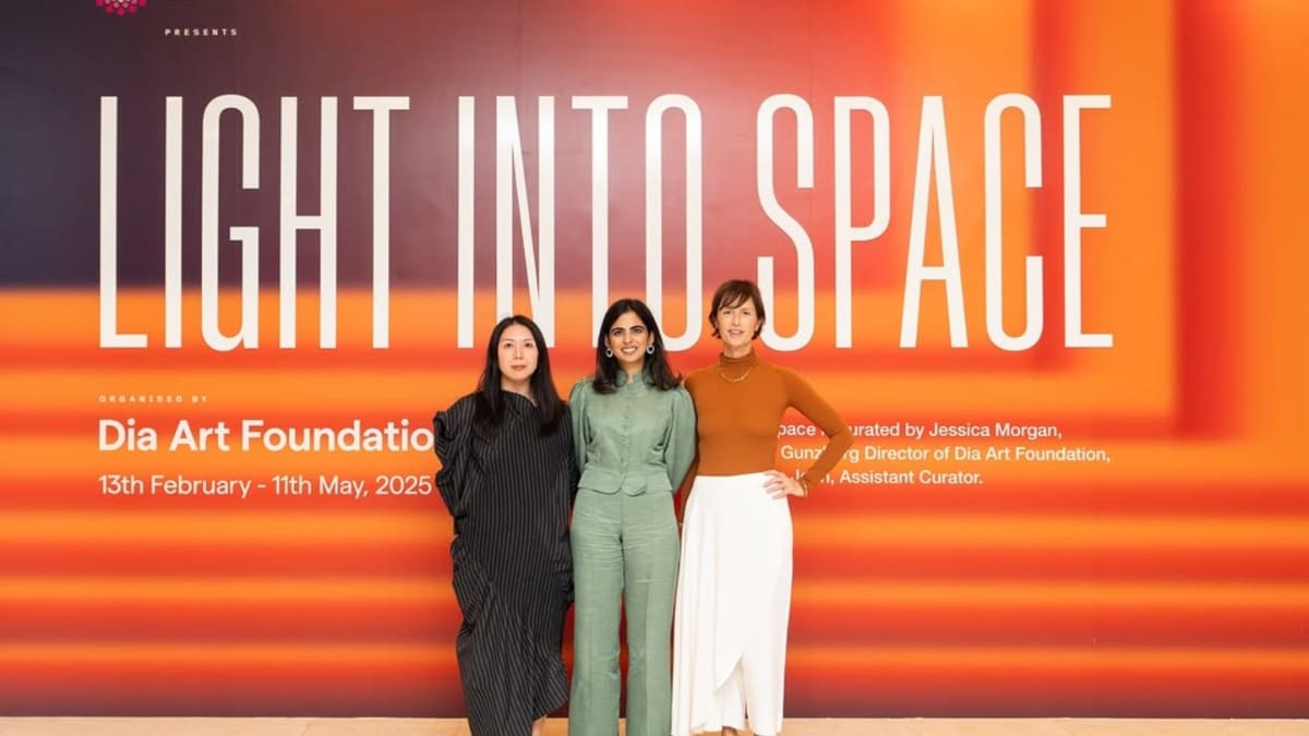 Nita Mukesh Ambani Cultural Centre launches unique visual art exhibition ‘Light into Space’