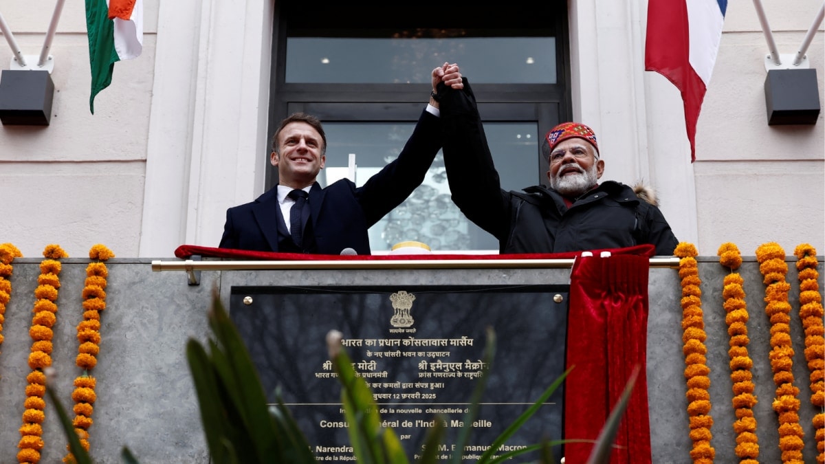 Watch | Crowd chants ‘Modi Modi’ as Macron and Modi inaugurate Indian consulate in France’s Marseille