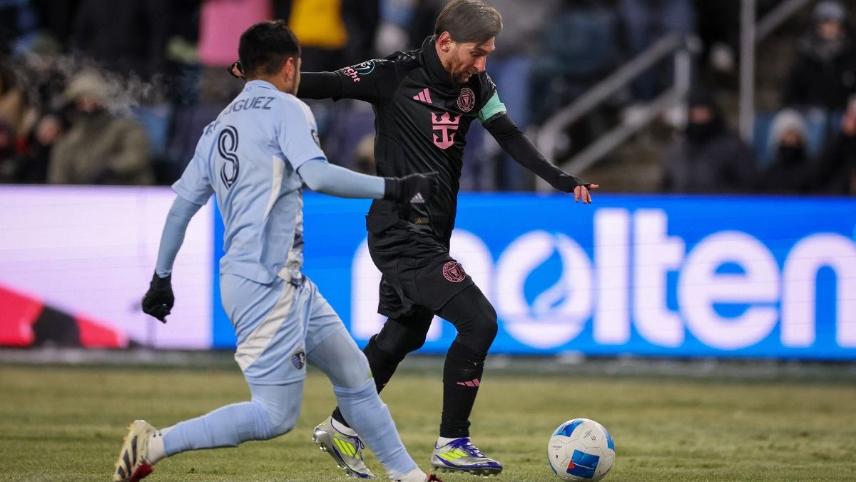Lionel Messi in action against Kansas City at Children's Mercy Park. Image: Reuters Lionel Messi in action against Kansas City at Children's Mercy Park. Image: Reuters