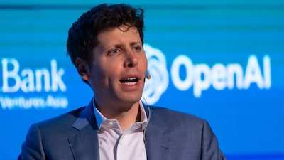 Sam Altman, the CEO of the tech firm OpenAI.