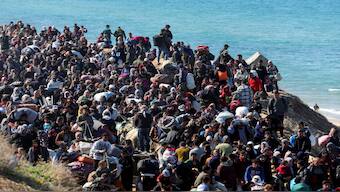 Palestinians, who were displaced to the south at Israel's order during the war, make their way back to their homes in northern Gaza, amid a ceasefire between Israel and Hamas, in the central Gaza Strip, on January 27, 2025. Reuters File