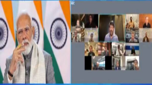 PM Modi interacts with Bollywood stars, global and Indian industrialists at WAVES Summit Advisory Board Meet