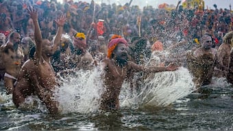 Maha Kumbh concludes as sea of devotees flock for final 'snan' on Mahashivratri.  PTI 