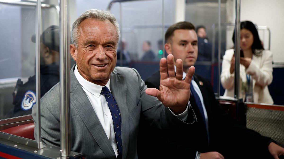 Robert Kennedy Jr, US President Donald Trump's nominee to run the Department of Health and Human Services, gestures in the US Capitol subway on Capitol Hill in Washington, US, December 17, 2024. File Image/Reuters Robert Kennedy Jr, US President Donald Trump's nominee to run the Department of Health and Human Services, gestures in the US Capitol subway on Capitol Hill in Washington, US, December 17, 2024. File Image/Reuters