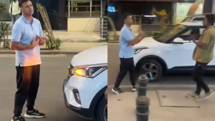 Watch: 'Indiranagar ka Gunda' Rahul Dravid argues with auto driver after collision