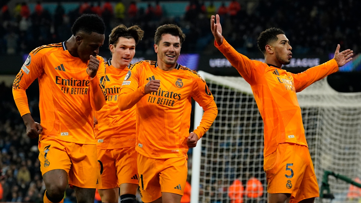 Real Madrid defeated Manchester City 3-2 in the UEFA Champions League playoffs tie on Tuesday. AP Real Madrid defeated Manchester City 3-2 in the UEFA Champions League playoffs tie on Tuesday. AP