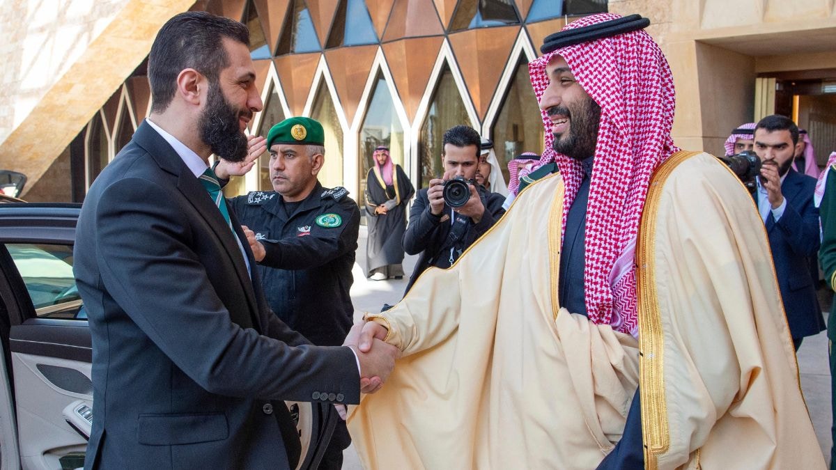 Syrian President Sharaa meets Saudi Crown Prince, discusses security and cooperation