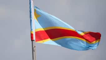 A Democratic Republic of Congo (DRC) flag flies outside the venue of an Extra Ordinary SADC Summit in Harare, Zimbabwe, January 31, 2025. Image- Reuters
