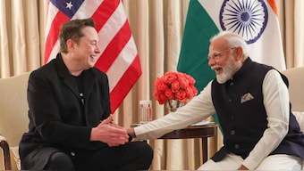 Prime Minister Narendra Modi, Elon Musk. Image/X/@narendramodi