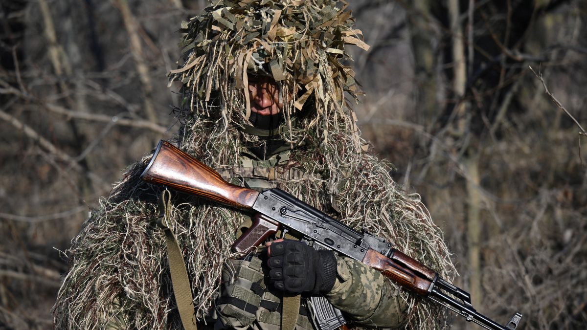 A serviceman of the Alkatraz special rifle battalion, former prisoner who volunteered to defend Ukraine, of the 93rd Motorized Brigade takes part in a military drill in an undisclosed location in the Donetsk region on February 13, 2025, amid the Russian invasion of Ukraine. File Image- AFP A serviceman of the Alkatraz special rifle battalion, former prisoner who volunteered to defend Ukraine, of the 93rd Motorized Brigade takes part in a military drill in an undisclosed location in the Donetsk region on February 13, 2025, amid the Russian invasion of Ukraine. File Image- AFP