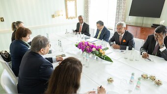EAM Jaishankar holds bilateral meetings with counterparts in Munich. Image/X/ @DrSJaishankar