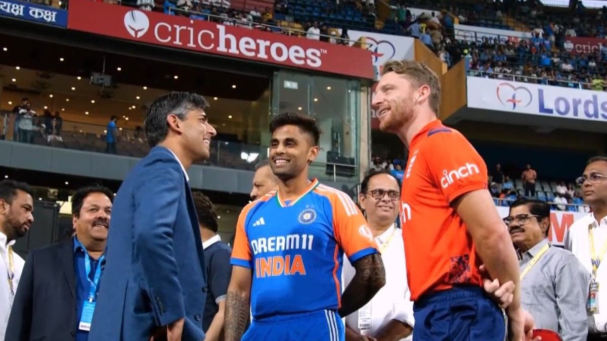 IND vs ENG 5th T20: Former British PM Rishi Sunak meets Suryakumar Yadav and Jos Buttler at Wankhede Stadium