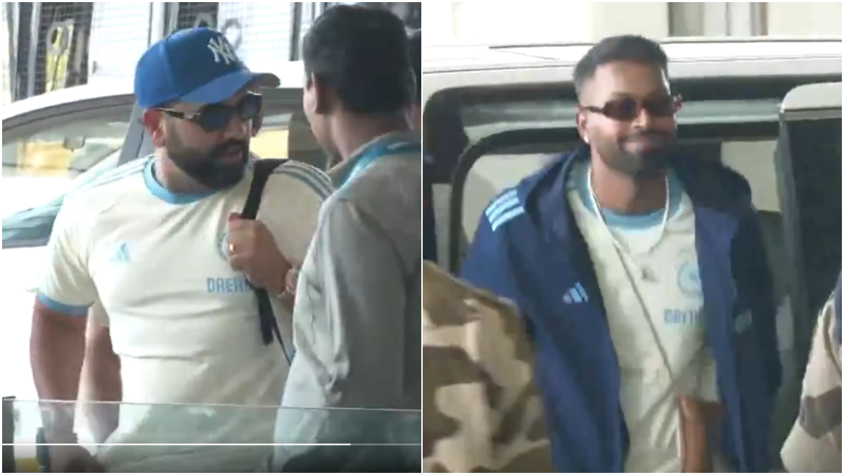 Champions Trophy 2025: Rohit Sharma-led Team India arrives at Mumbai airport for flight to Dubai; see video Champions Trophy 2025: Rohit Sharma-led Team India arrives at Mumbai airport for flight to Dubai; see video