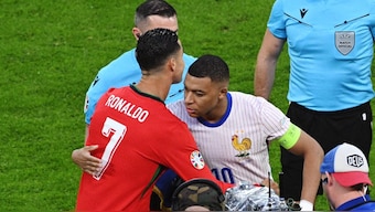 Cristiano Ronaldo said Kylian Mbappe will 'give Real Madrid a lot of joy'. Image: Reuters 
