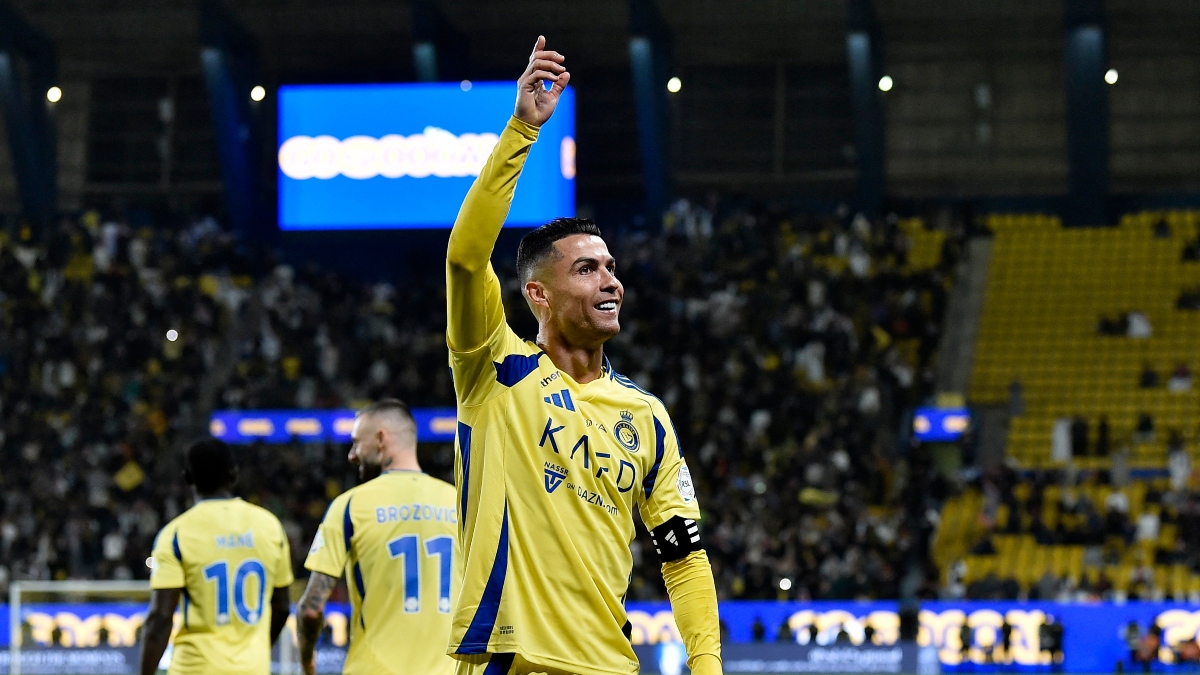 Cristiano Ronaldo scores first goal after turning 40 in Al-Nassr's Saudi Pro League win over Al-Feiha Cristiano Ronaldo scores first goal after turning 40 in Al-Nassr's Saudi Pro League win over Al-Feiha