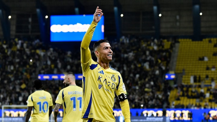Cristiano Ronaldo scores first goal after turning 40 in Al-Nassr's Saudi Pro League win over Al-Feiha