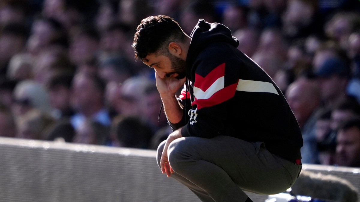 Ruben Amorim's arrival from Sporting Lisbon has hardly transformed Manchester United's fortunes with the 20-time English champions currently 15th on the Premier League points table. AP Ruben Amorim's arrival from Sporting Lisbon has hardly transformed Manchester United's fortunes with the 20-time English champions currently 15th on the Premier League points table. AP