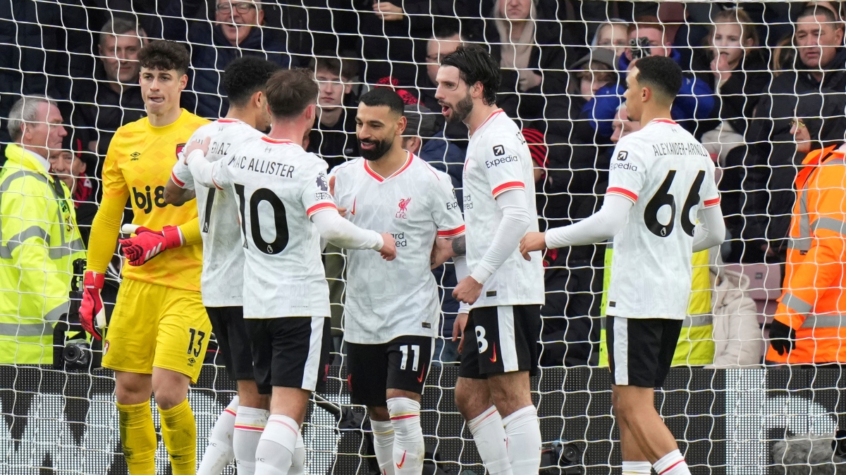 Mohamed Salah scored two goals as Liverpool defeated Bournemouth to go nine points clear at the top of the Premier League standings. AP Mohamed Salah scored two goals as Liverpool defeated Bournemouth to go nine points clear at the top of the Premier League standings. AP