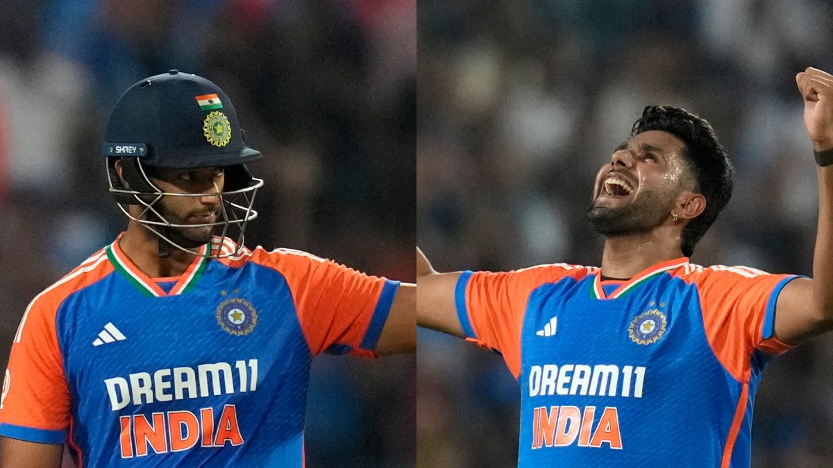 Sunil Gavaskar felt England were 'done in' by India's decision to use Rana as concussion substitute for Dube. Images: AP
Sunil Gavaskar felt England were 'done in' by India's decision to use Rana as concussion substitute for Dube. Images: AP