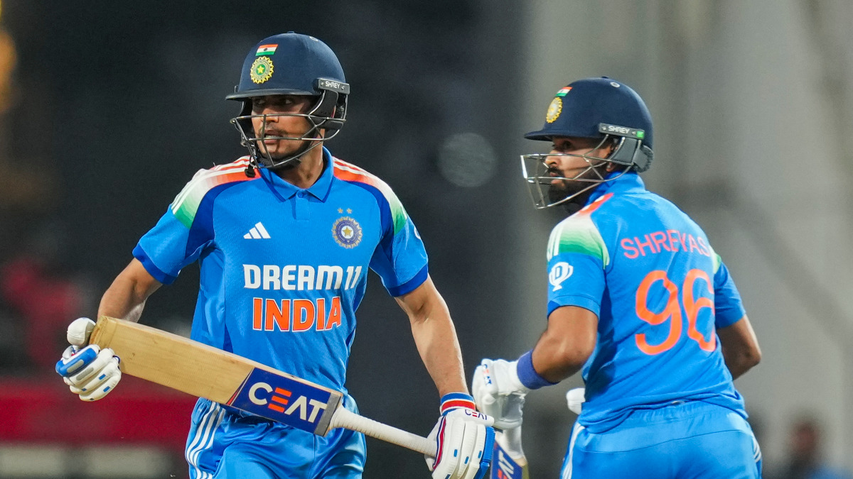 Shubman Gill and Shreyas Iyer run between the wickets during the first One-Day International between India and England at the VCA Stadium in Nagpur on Friday, 6 February. PTI Shubman Gill and Shreyas Iyer run between the wickets during the first One-Day International between India and England at the VCA Stadium in Nagpur on Friday, 6 February. PTI