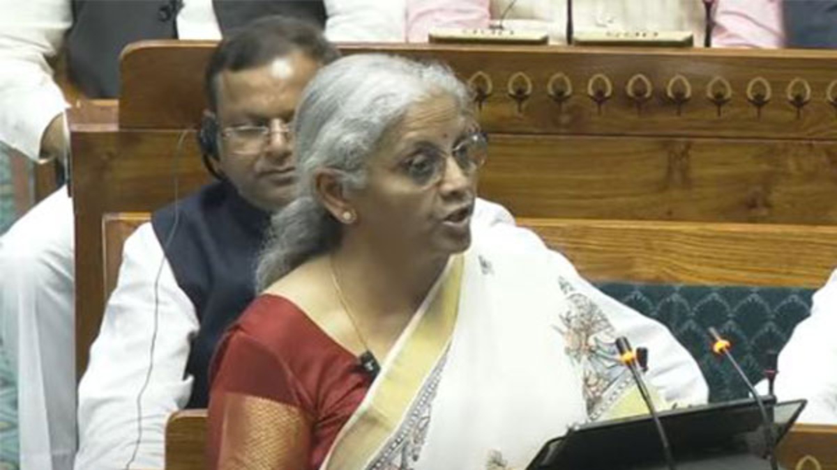 Finance Minister Nirmala Sitharaman presents 2025 Union Budget. ANI Finance Minister Nirmala Sitharaman presents 2025 Union Budget. ANI