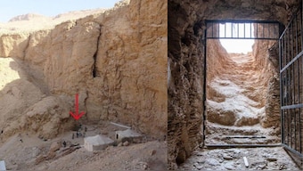 Entrance to the long-lost tomb of Thutmose II. File Image/New Kingdom Research Foundation