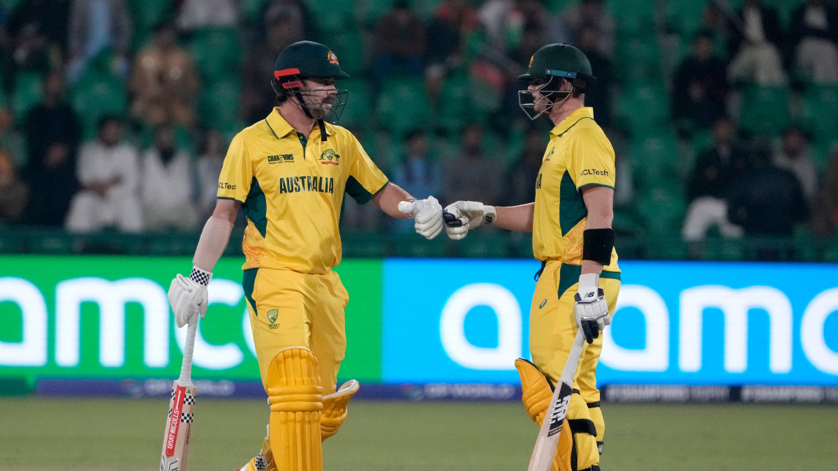 Opener Travis Head got Australia off to a fiery start in their chase of the 274-run target set by Afghanistan in Lahore. AP Opener Travis Head got Australia off to a fiery start in their chase of the 274-run target set by Afghanistan in Lahore. AP