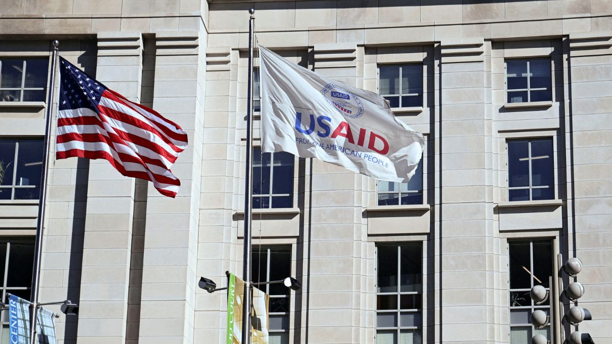 An American flag and USAID flag fly outside the USAID building in Washington, DC, US, February 1, 2025. File Image/Reuters An American flag and USAID flag fly outside the USAID building in Washington, DC, US, February 1, 2025. File Image/Reuters