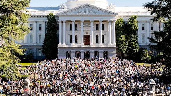 What is the ‘#50501’ movement that has led to protests across the US?
