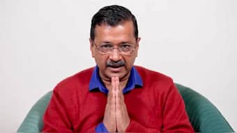 AAP convenor Arvind Kejriwal reacts on Delhi Assembly polls results. PTI