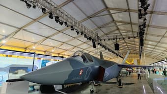 The Advanced Medium Combat Aircraft (AMCA), India's fifth-generation fighter aircraft, is on display at Aero India. ANI