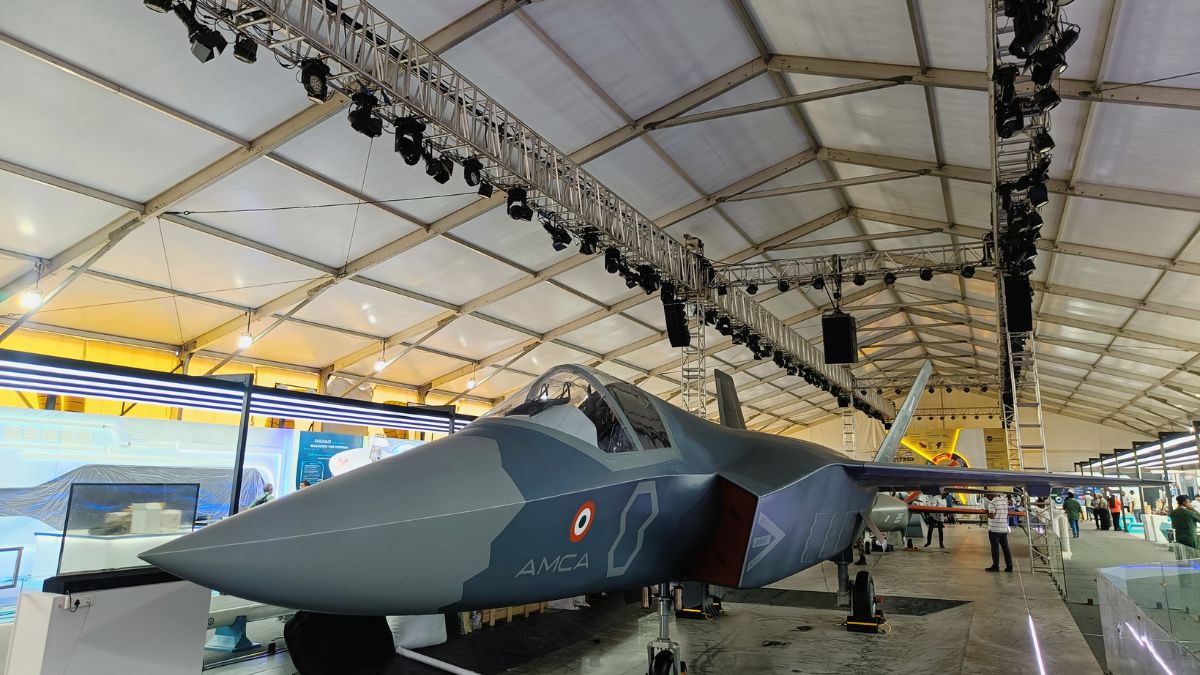 The Advanced Medium Combat Aircraft (AMCA), India's fifth-generation fighter aircraft, is on display at Aero India. ANI The Advanced Medium Combat Aircraft (AMCA), India's fifth-generation fighter aircraft, is on display at Aero India. ANI
