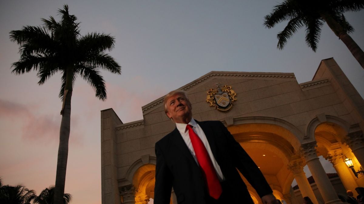 After banning remote work, is Donald Trump working from Mar-a-Lago home?