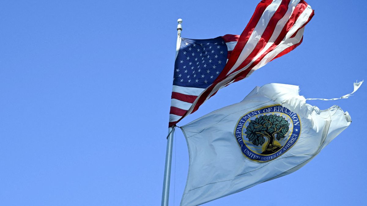 An American flag and US Department of Education flag fly, in Washington. Reuters file An American flag and US Department of Education flag fly, in Washington. Reuters file