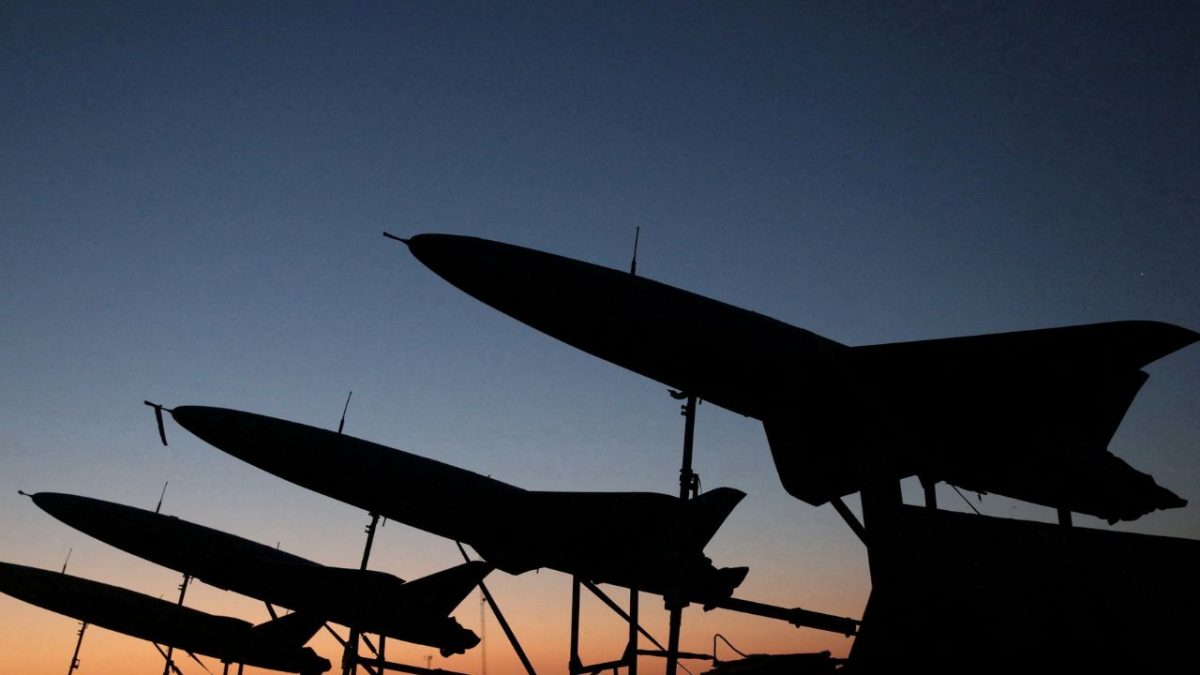 Representative image of one-way attack drones. Source: Reuters Representative image of one-way attack drones. Source: Reuters